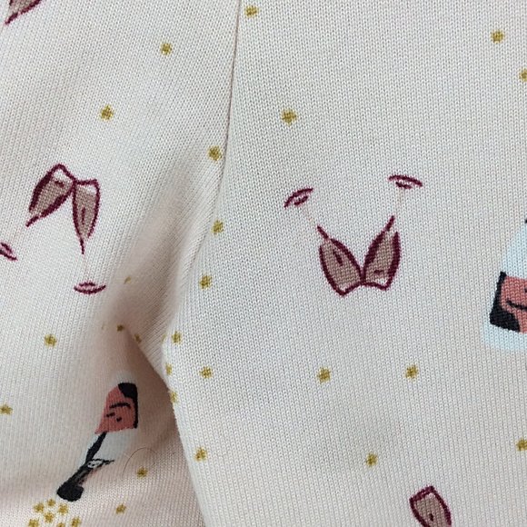 LC Lauren Conrad Jogge Pajama Pants Womens Size 1X Pink Champagne - Picture 6 of 9